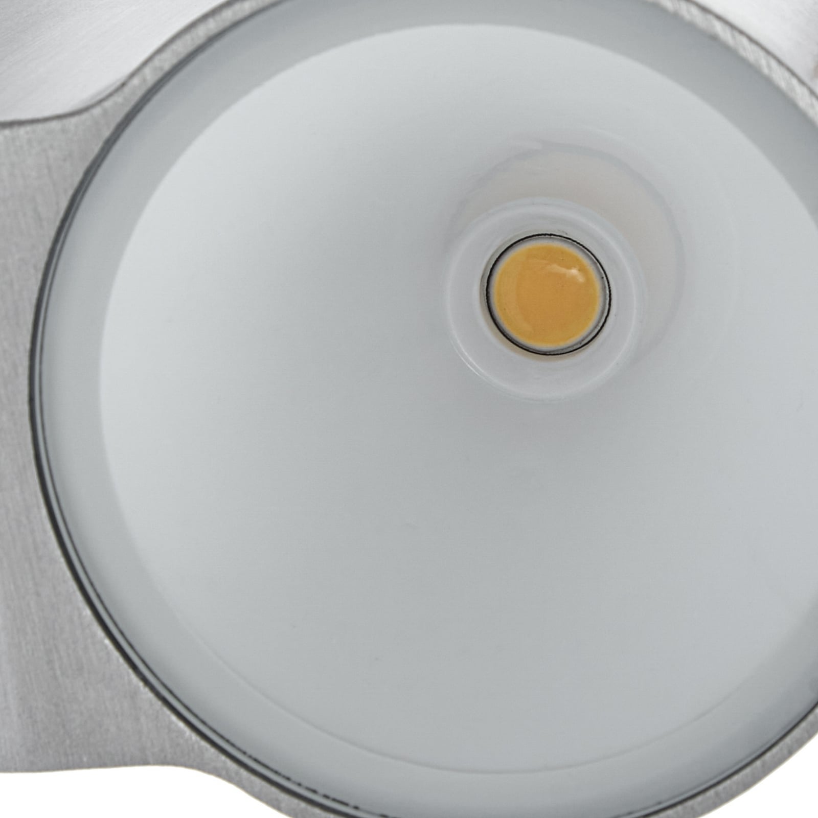 LED utevegglampe Illuvia aluminium 6W IP44 monteringsdetalj
