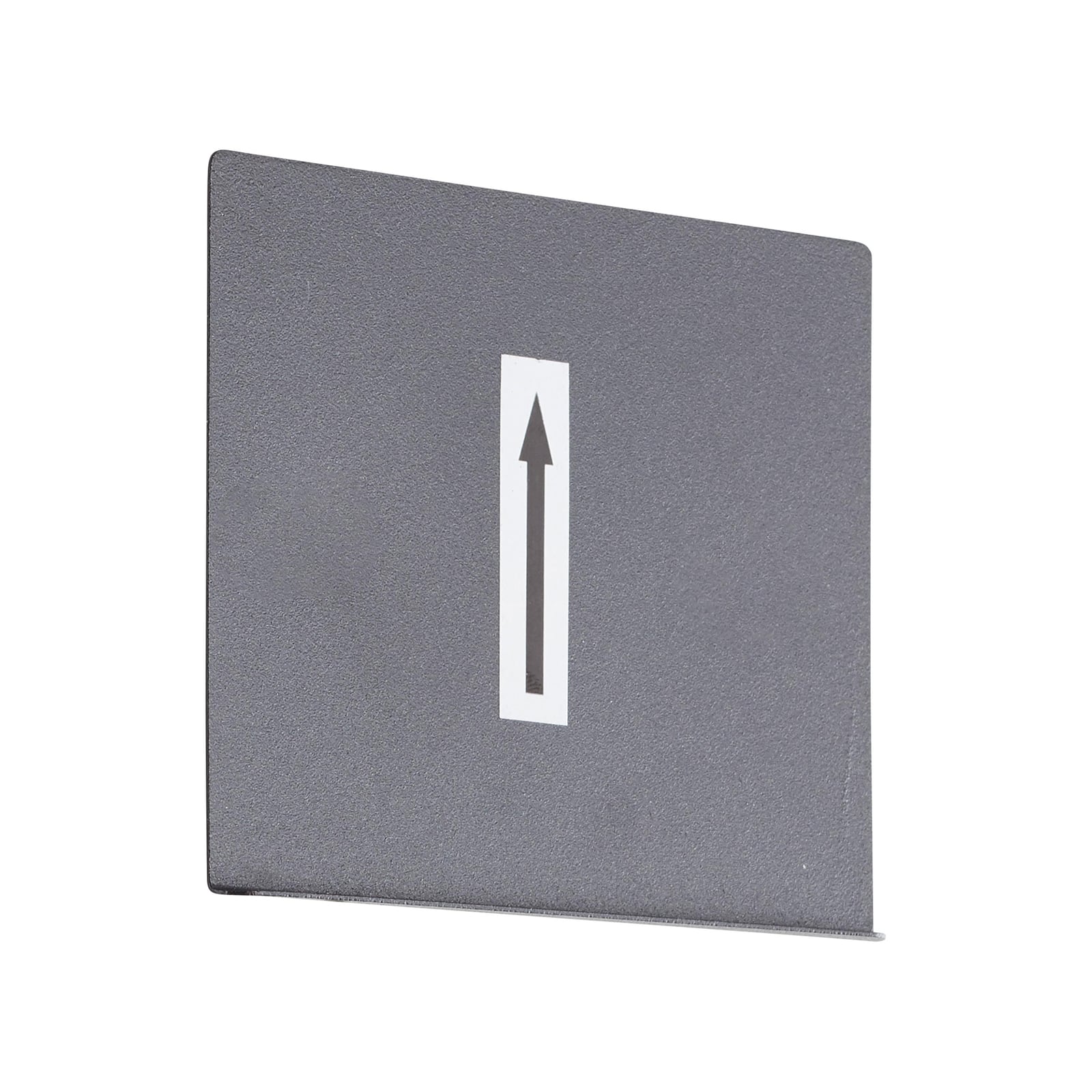 Detalj av LED utevegglampe Iseo oppladbar med bevegelsessensor beige