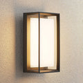 LED utevegglampe Ismera antrasitt opalglass IP65 front