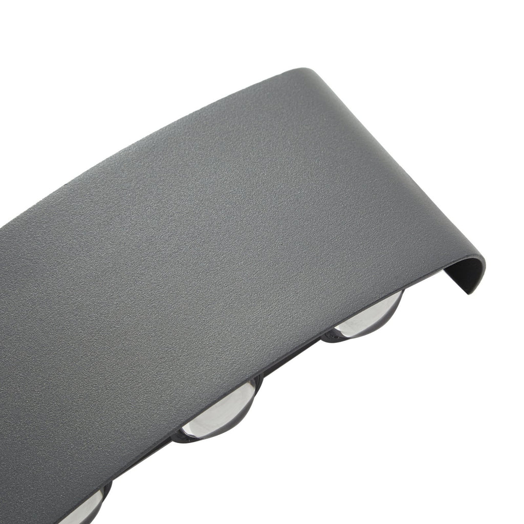 LED utevegglampe Ithan 3-lys antrasitt IP54 side
