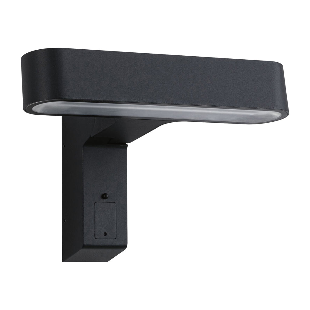 LED utevegglampe Ito med bevegelsessensor antrasitt Paulmann bakside