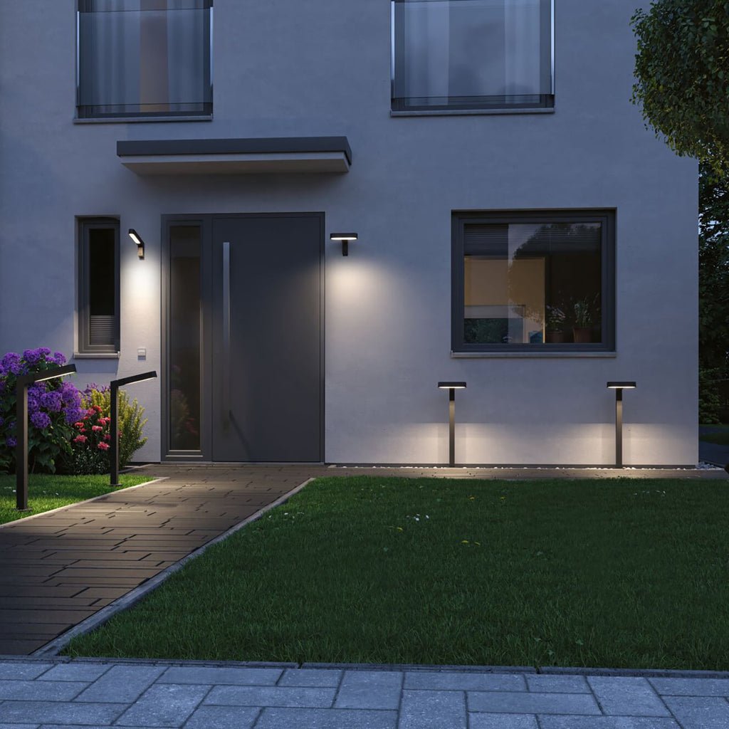 LED utevegglampe Ito vertikal med bevegelsessensor oversikt av produktet