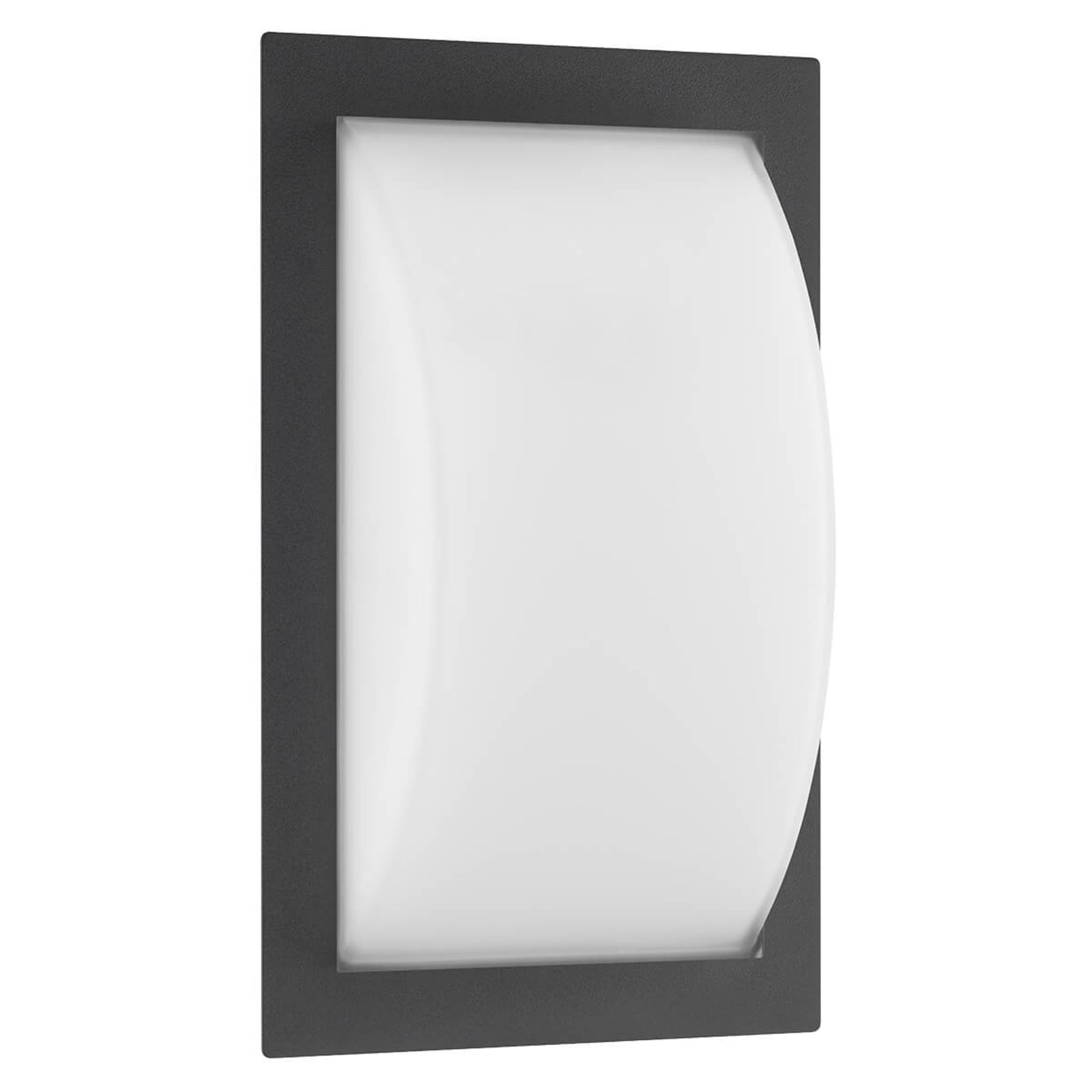 LED utevegglampe Ivett med bevegelsessensor grafitt bakside
