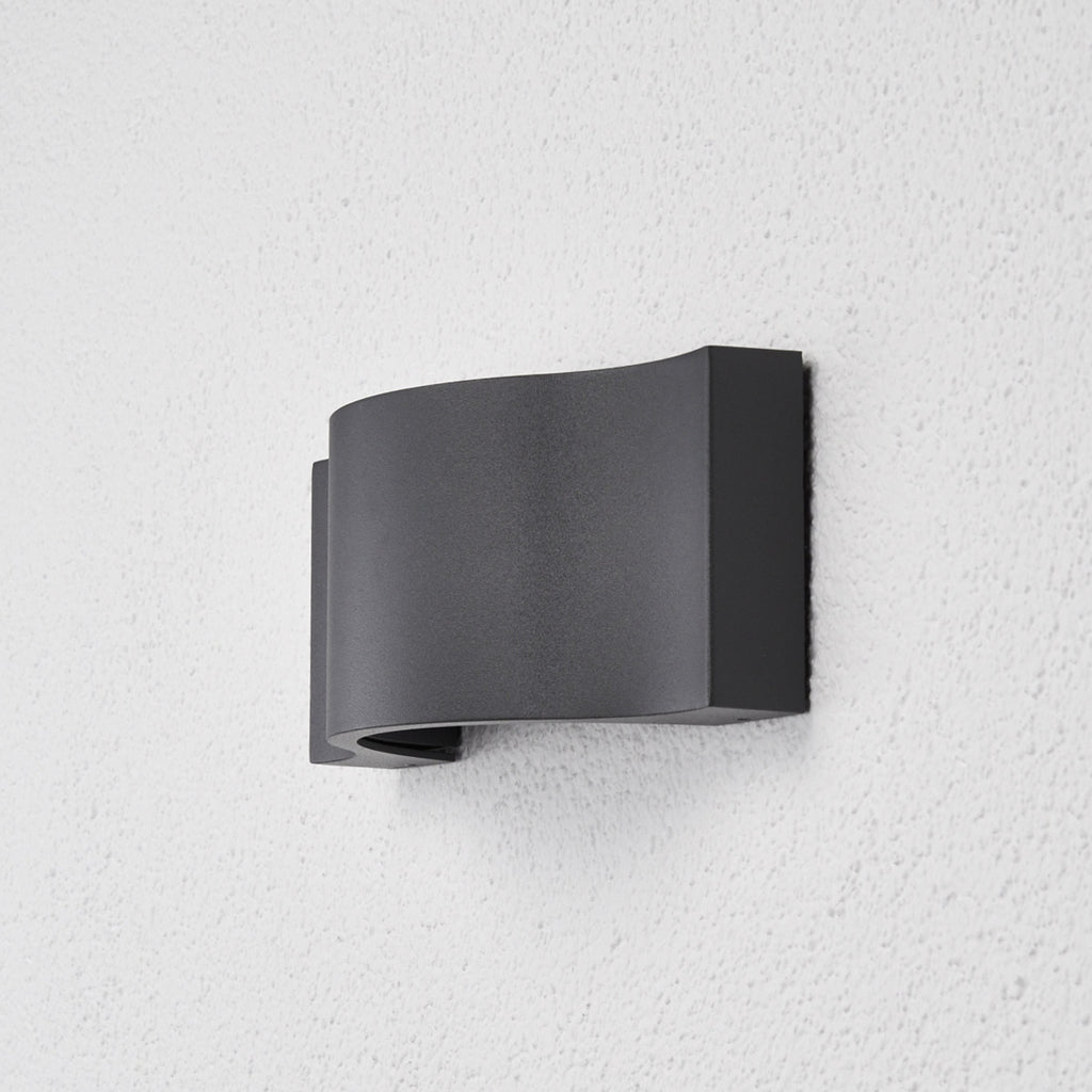 LED utevegglampe Jace antrasitt opp og ned bakside