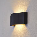 LED utevegglampe Jace antrasitt opp og ned front