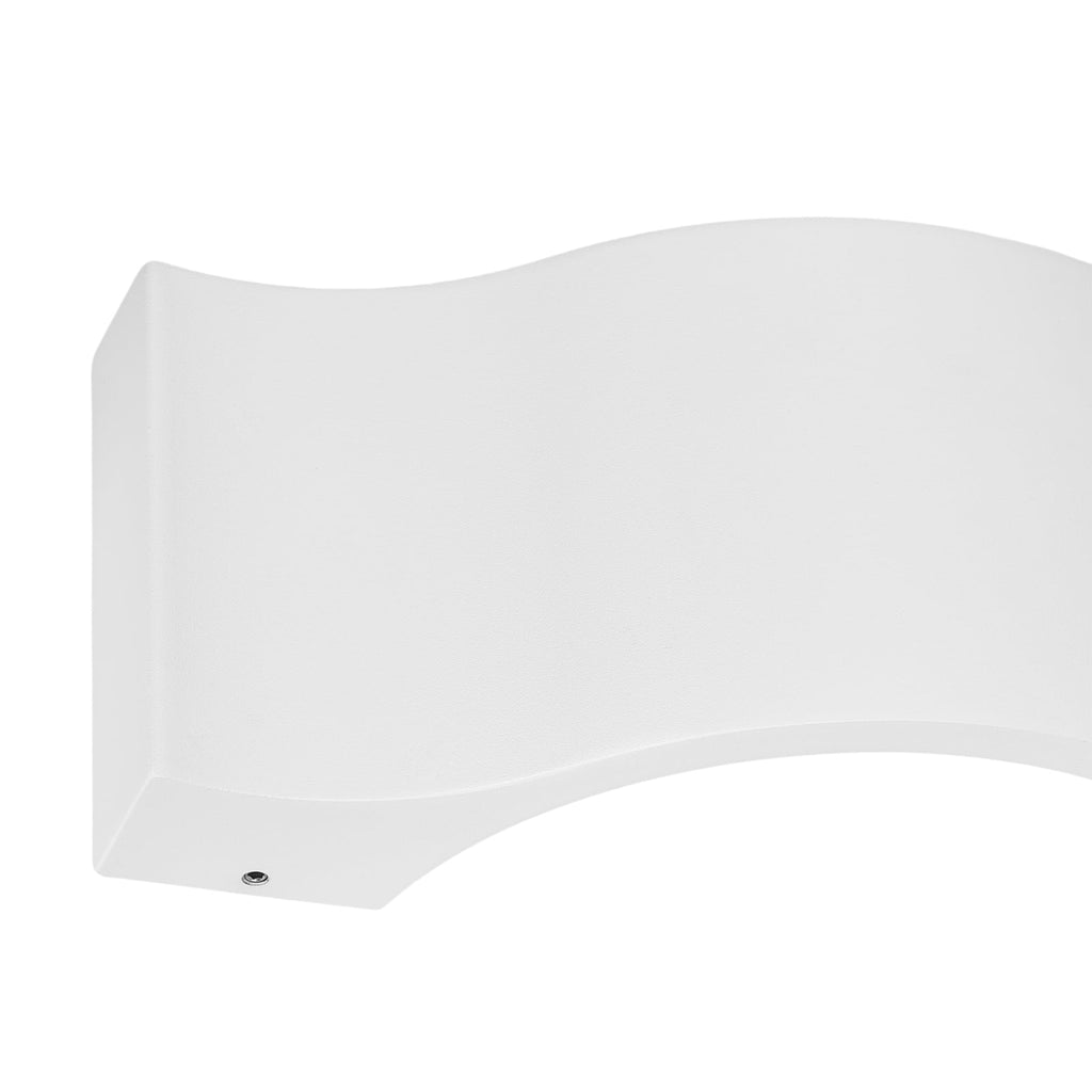 LED utevegglampe Jace hvit opp og ned IP54 lys oppover