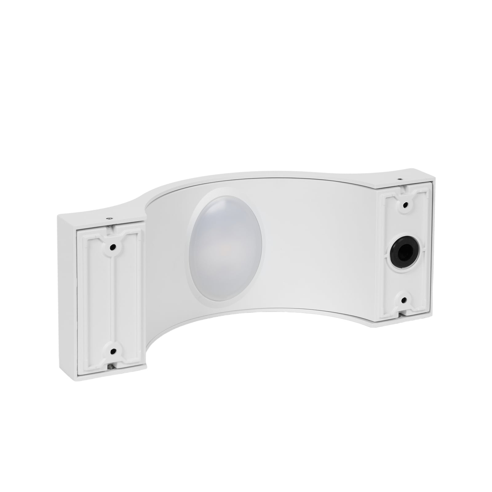 LED utevegglampe Jace hvit opp og ned IP54 sideprofil