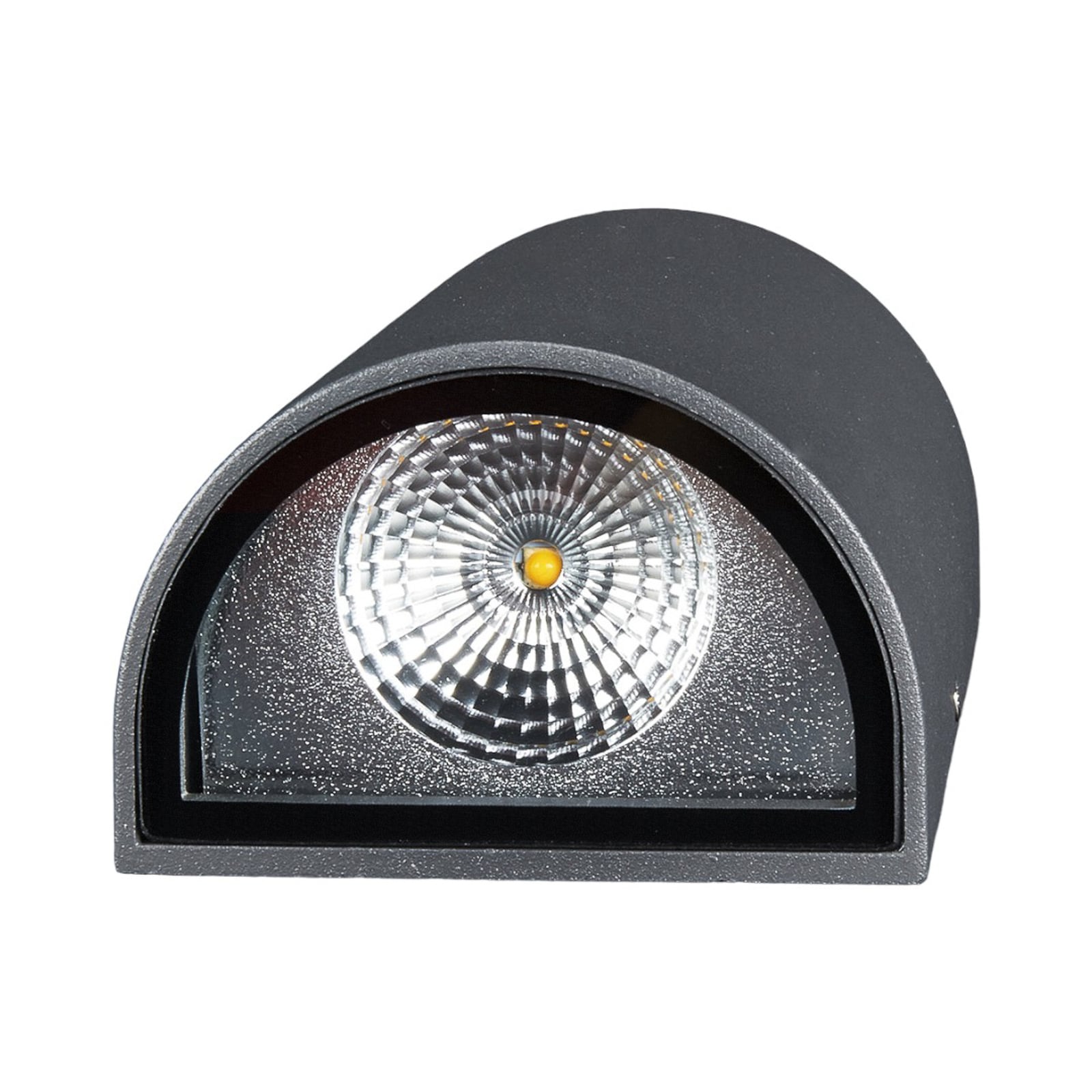 LED utevegglampe Jale opp og ned antrasitt aluminium lys nedover