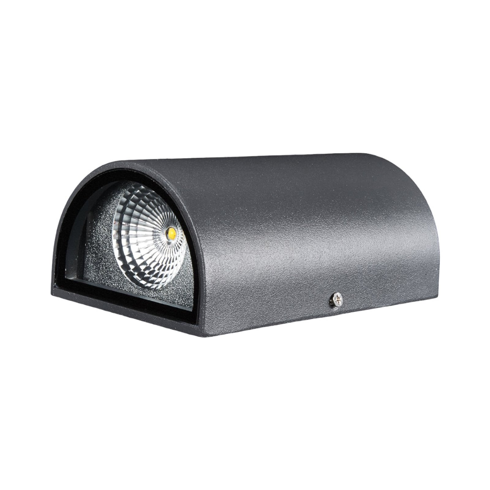 LED utevegglampe Jale opp og ned antrasitt aluminium side