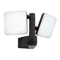 LED utevegglampe Jaro 2-lys med bevegelsessensor IP54 forfra