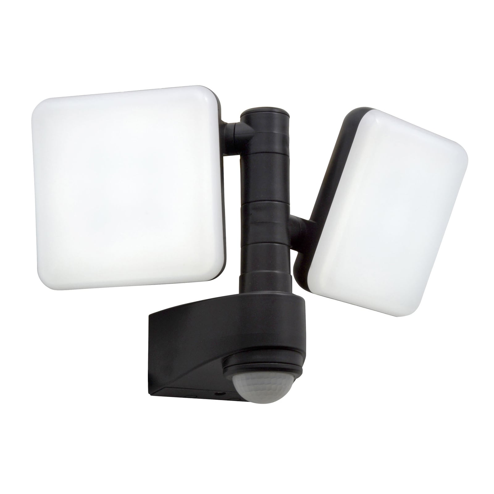 LED utevegglampe Jaro 2-lys med bevegelsessensor IP54 forfra