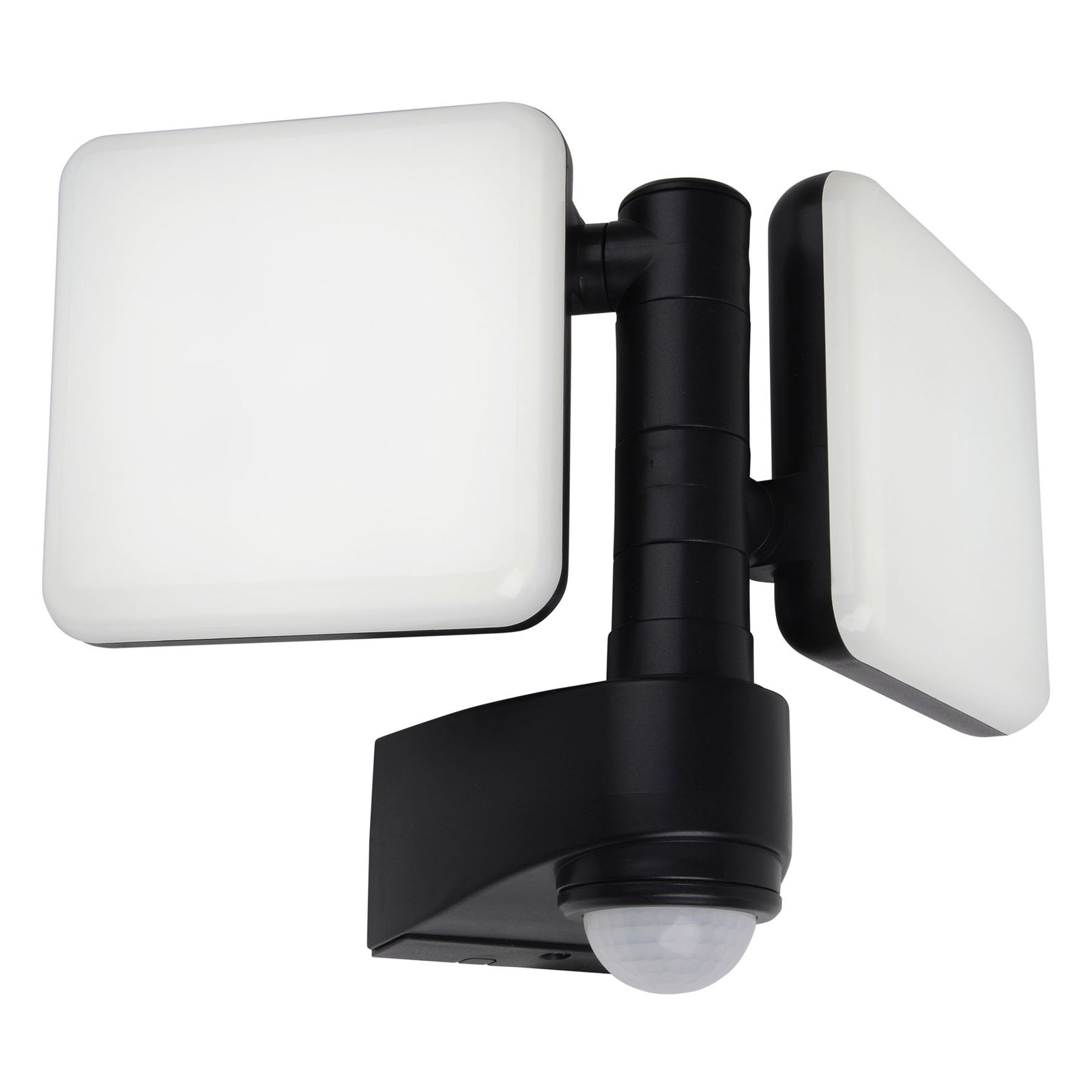 Nærbilde av LED utevegglampe Jaro 2-lys med bevegelsessensor IP54