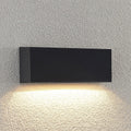LED utevegglampe Jarte nedlys grå forfra