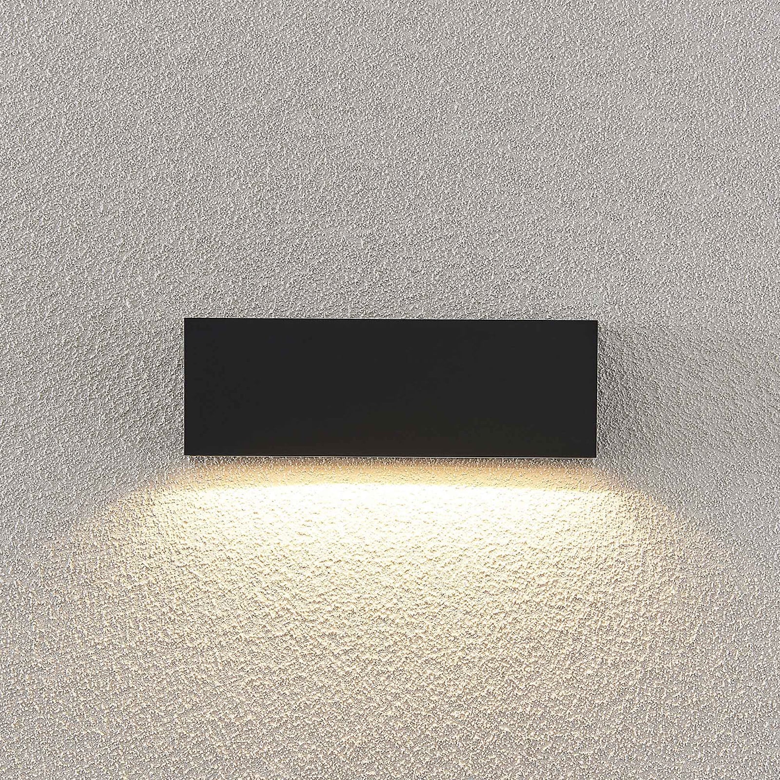LED utevegglampe Jarte nedlys grå nærbilde