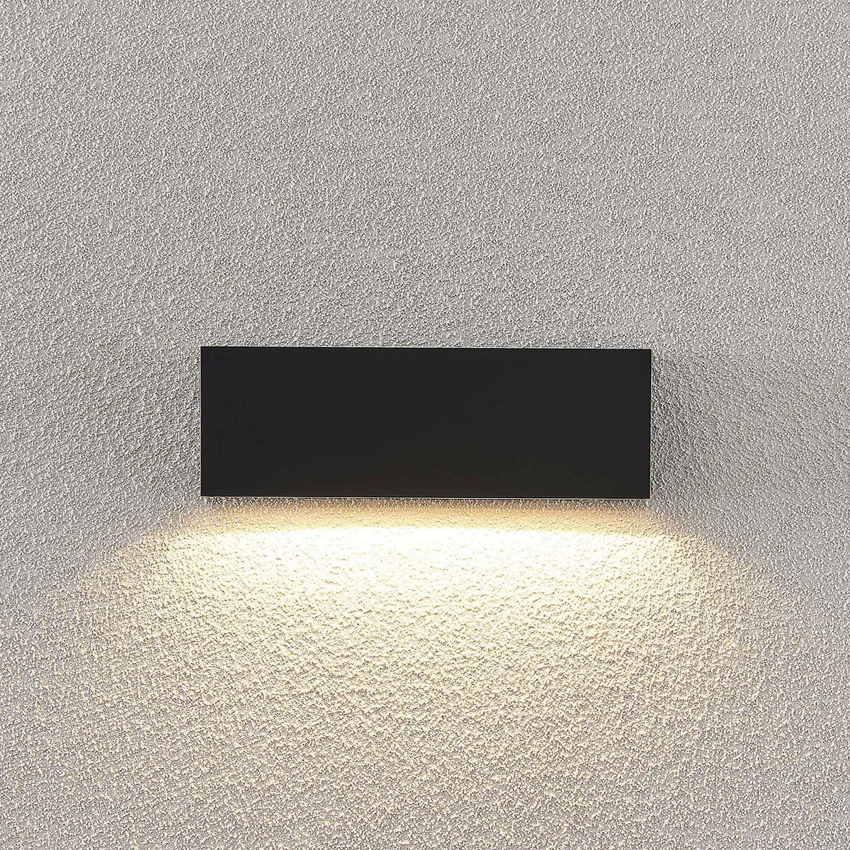 LED utevegglampe Jarte nedlys grå nærbilde