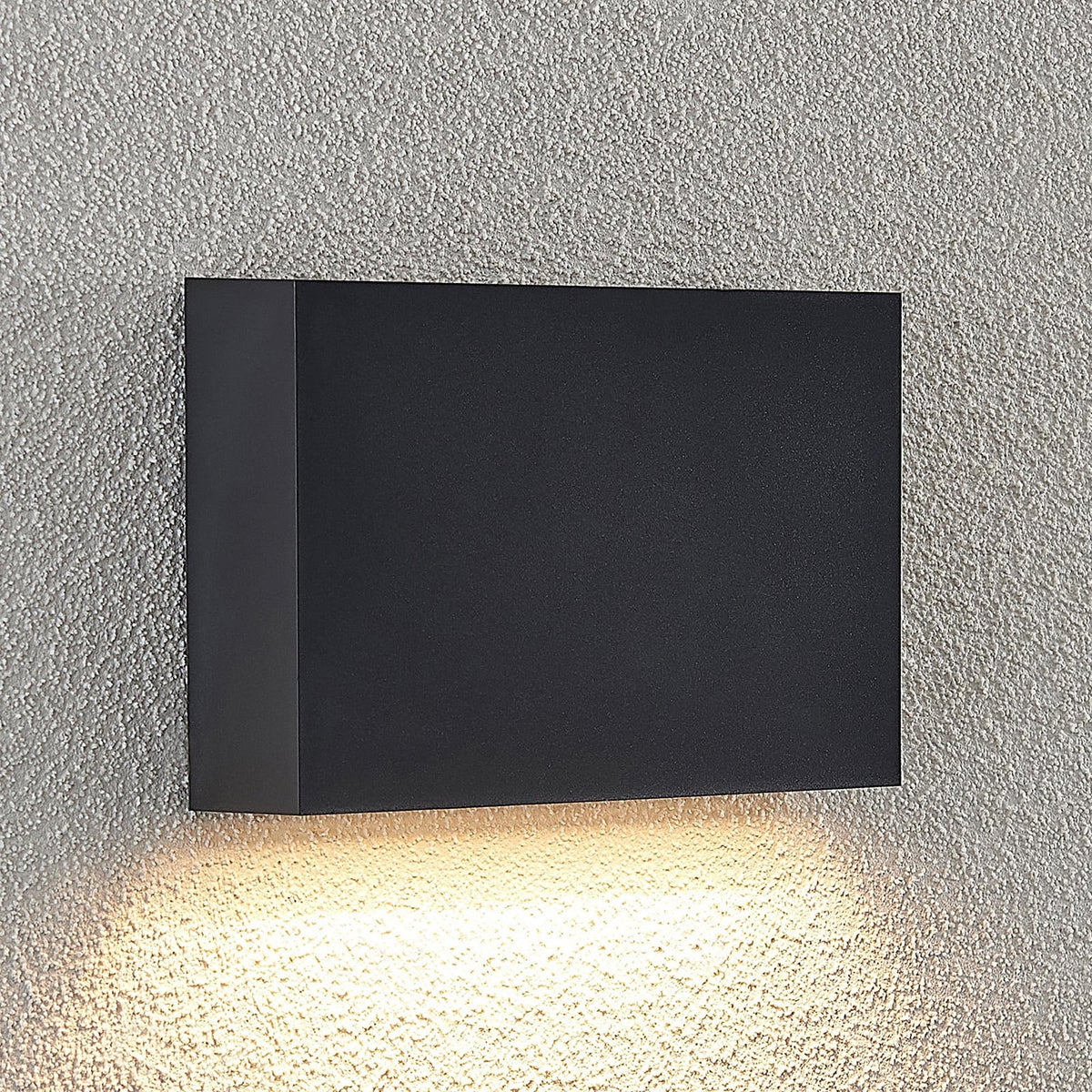 LED utevegglampe Jarte nedlys mørkegrå forfra