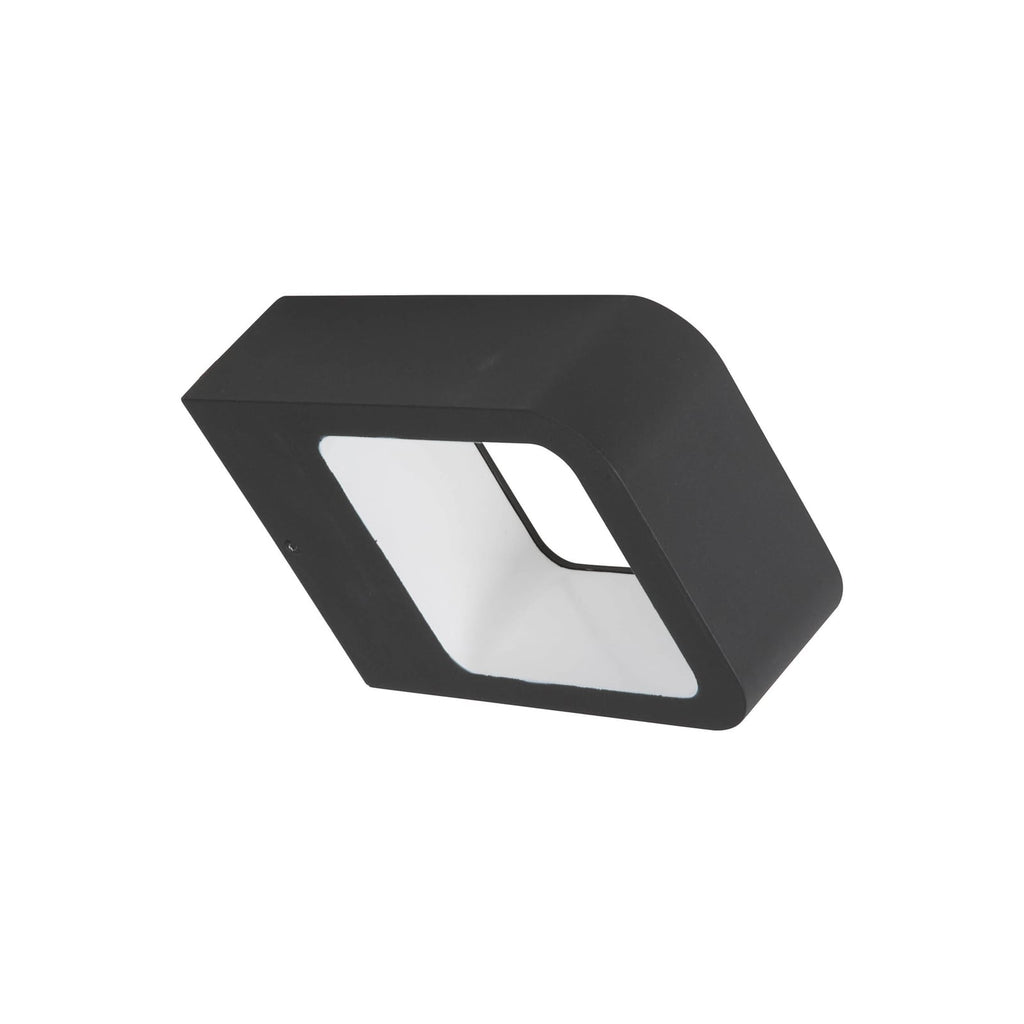 Detalj av LED utevegglampe Juna grafitt IP54 6W varmhvit