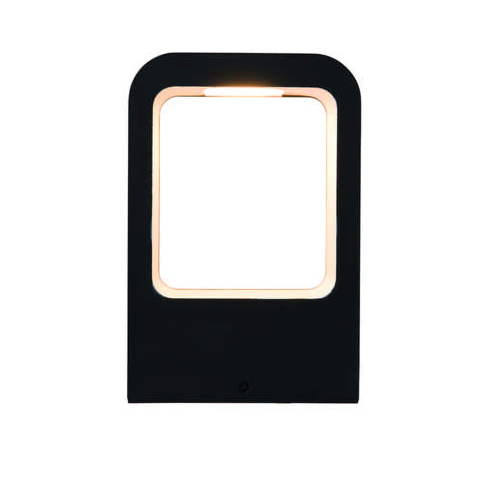 Montert LED utevegglampe Juna grafitt IP54 6W varmhvit