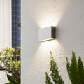 LED utevegglampe Karline rustfritt stål opp/ned IP65 forfra