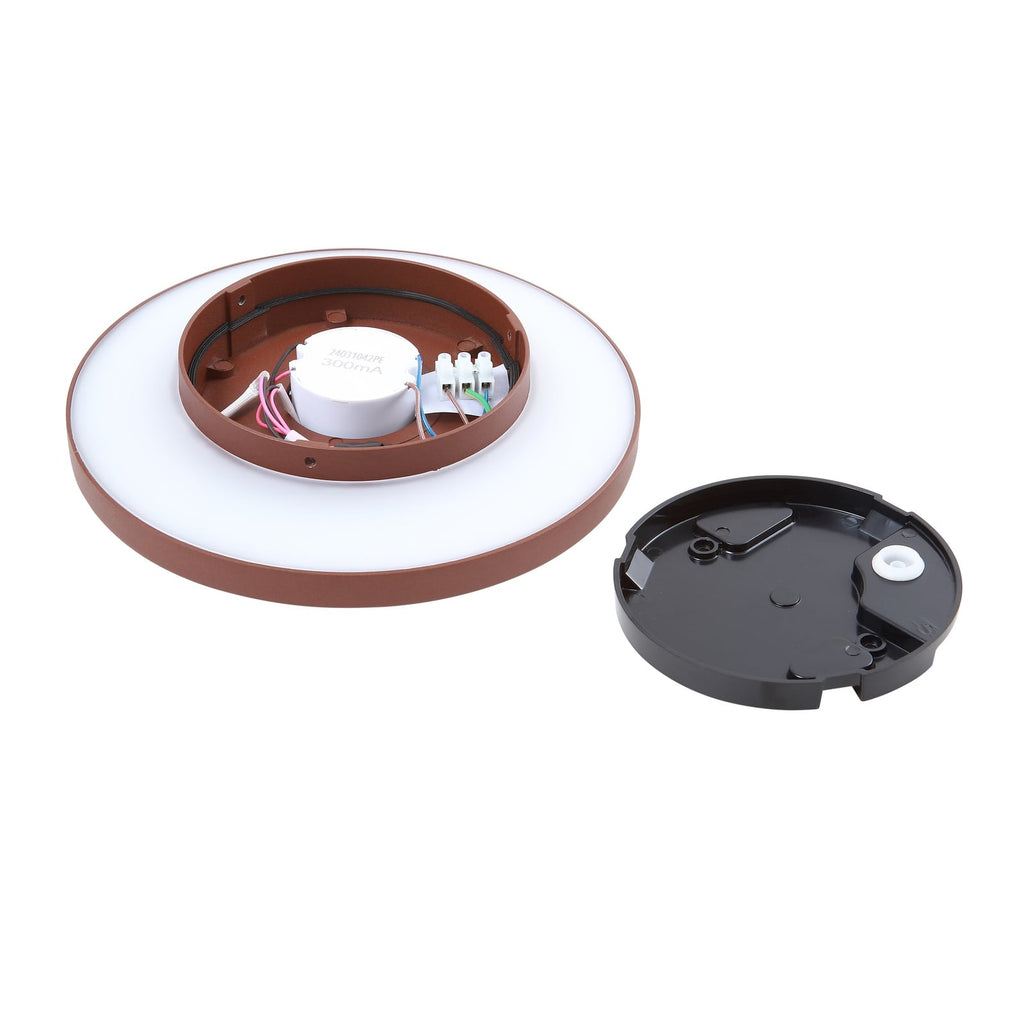 LED utevegglampe Kayana aluminium Ø24 cm IP65 - Lucande