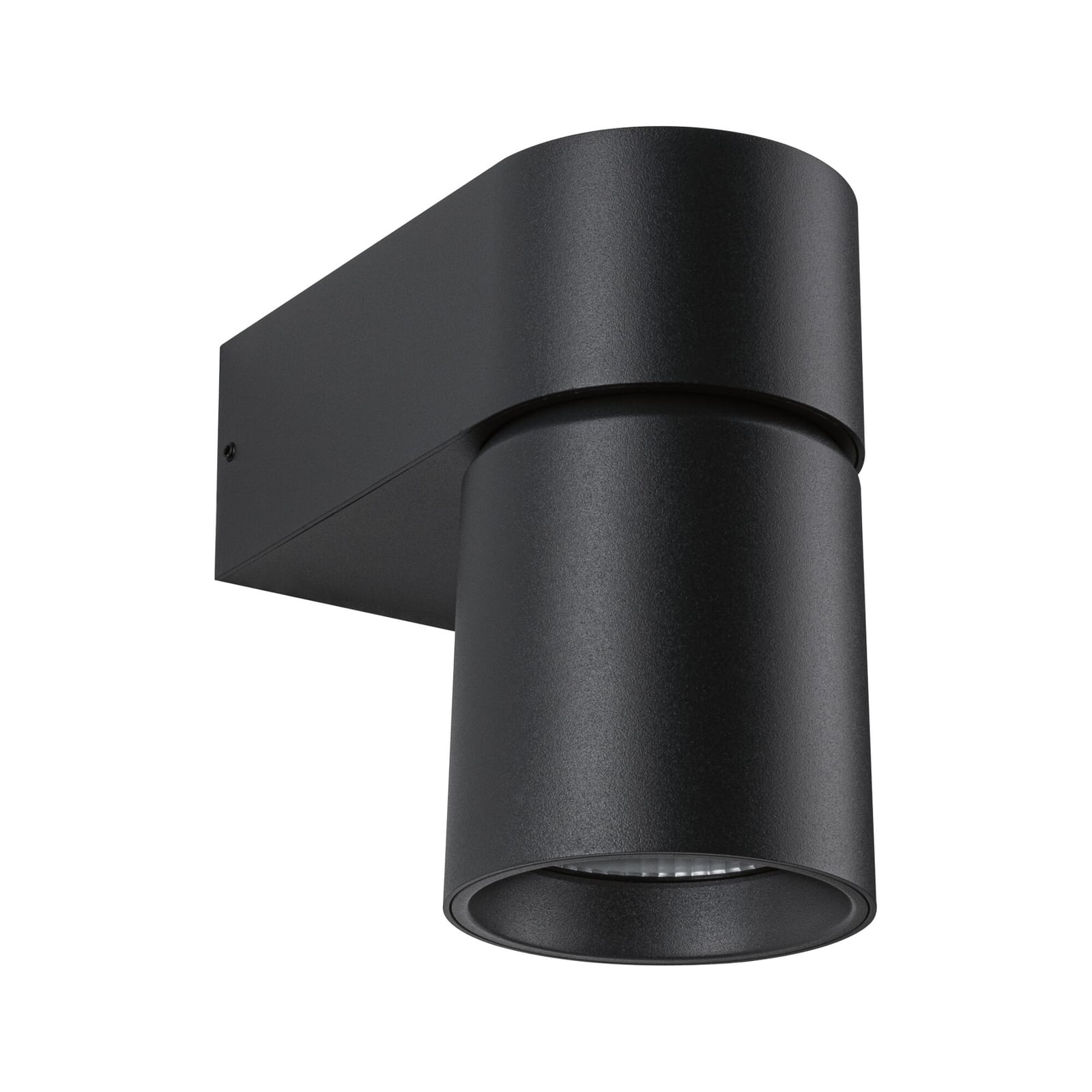 Montert LED utevegglampe Kimu antrasitt 8W 2200K IP44 på vegg