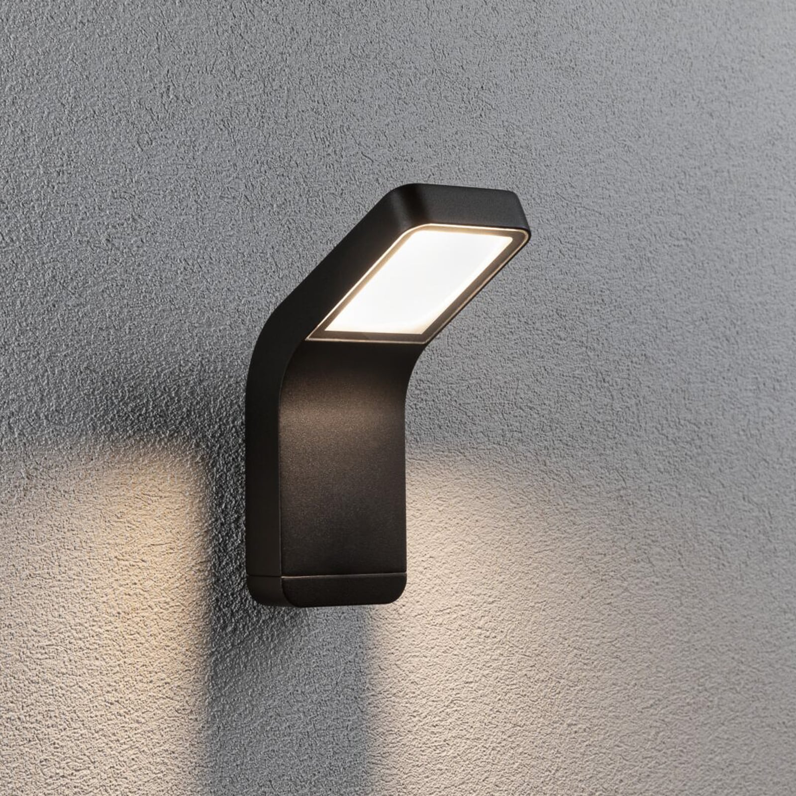 LED utevegglampe Kulma antrasitt aluminium IP44 forside