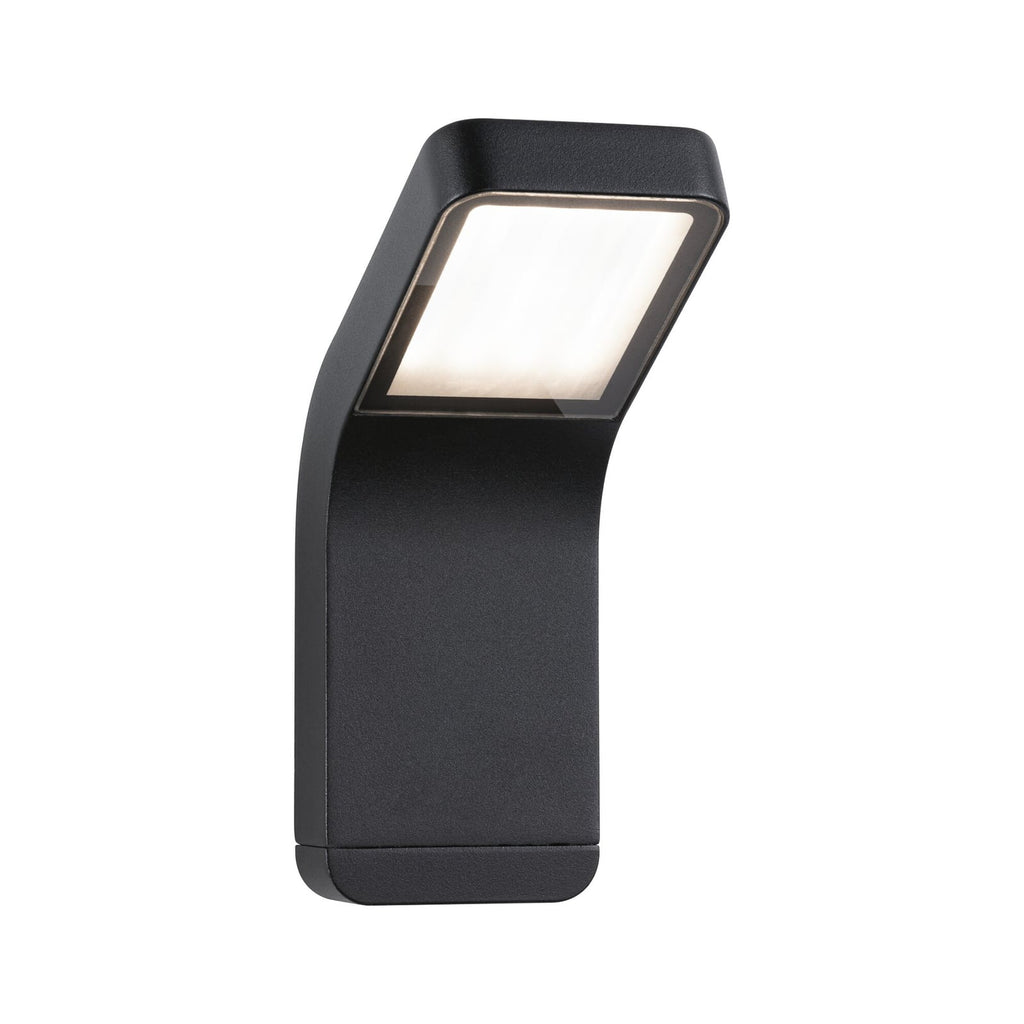 LED utevegglampe Kulma antrasitt aluminium IP44 bakside