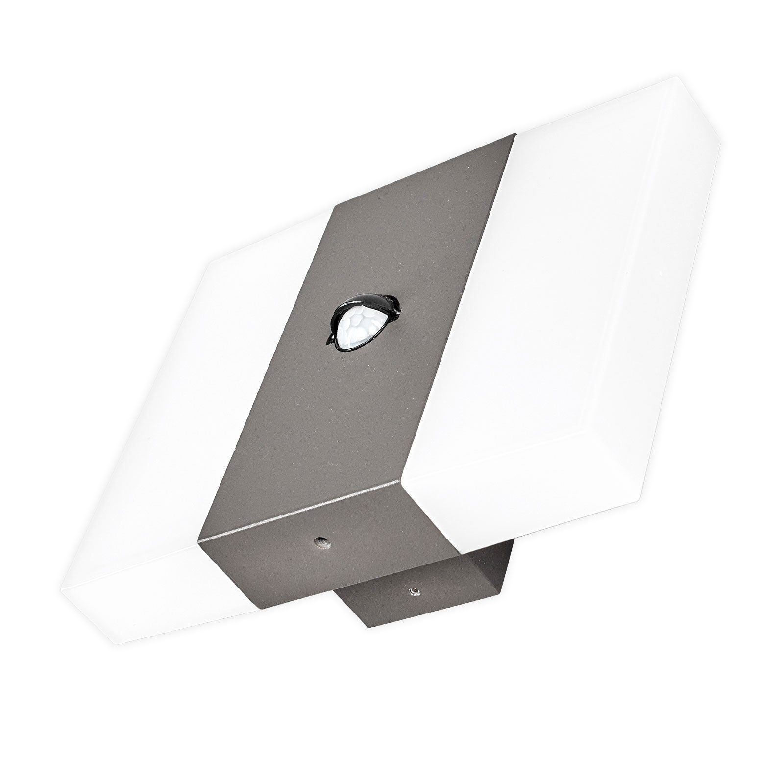 LED utevegglampe Kumi med bevegelsessensor grafitt detalj av sensor