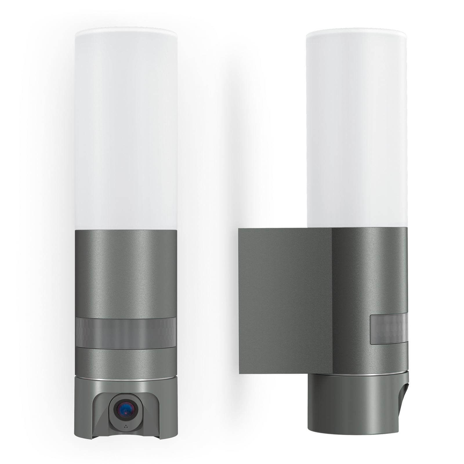 Nærbilde av bevegelsessensor på LED utevegglampe L 625 CAM