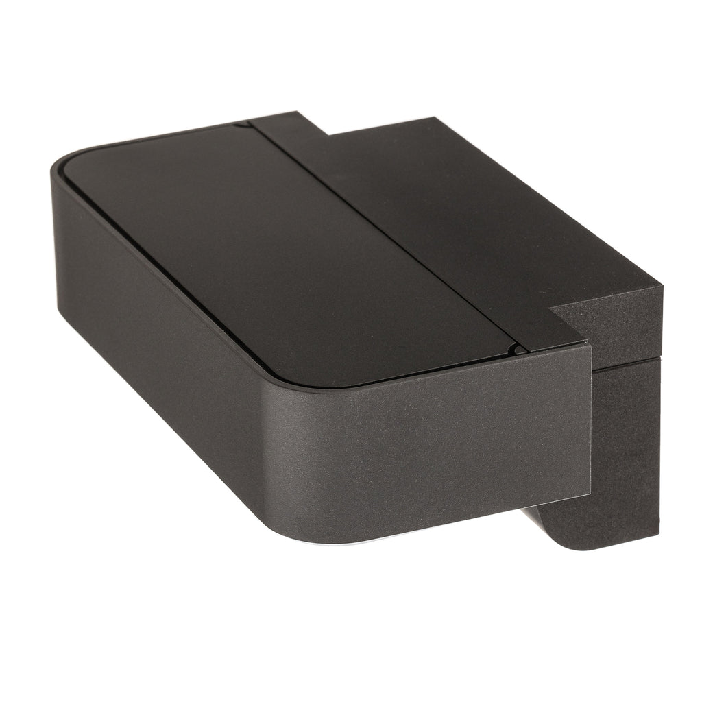 LED utevegglampe L 800 C nedlys antrasitt side