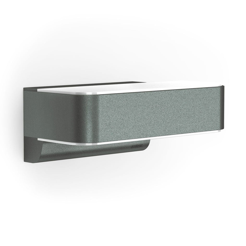 LED utevegglampe L 810 SC med bevegelsessensor antrasitt forside