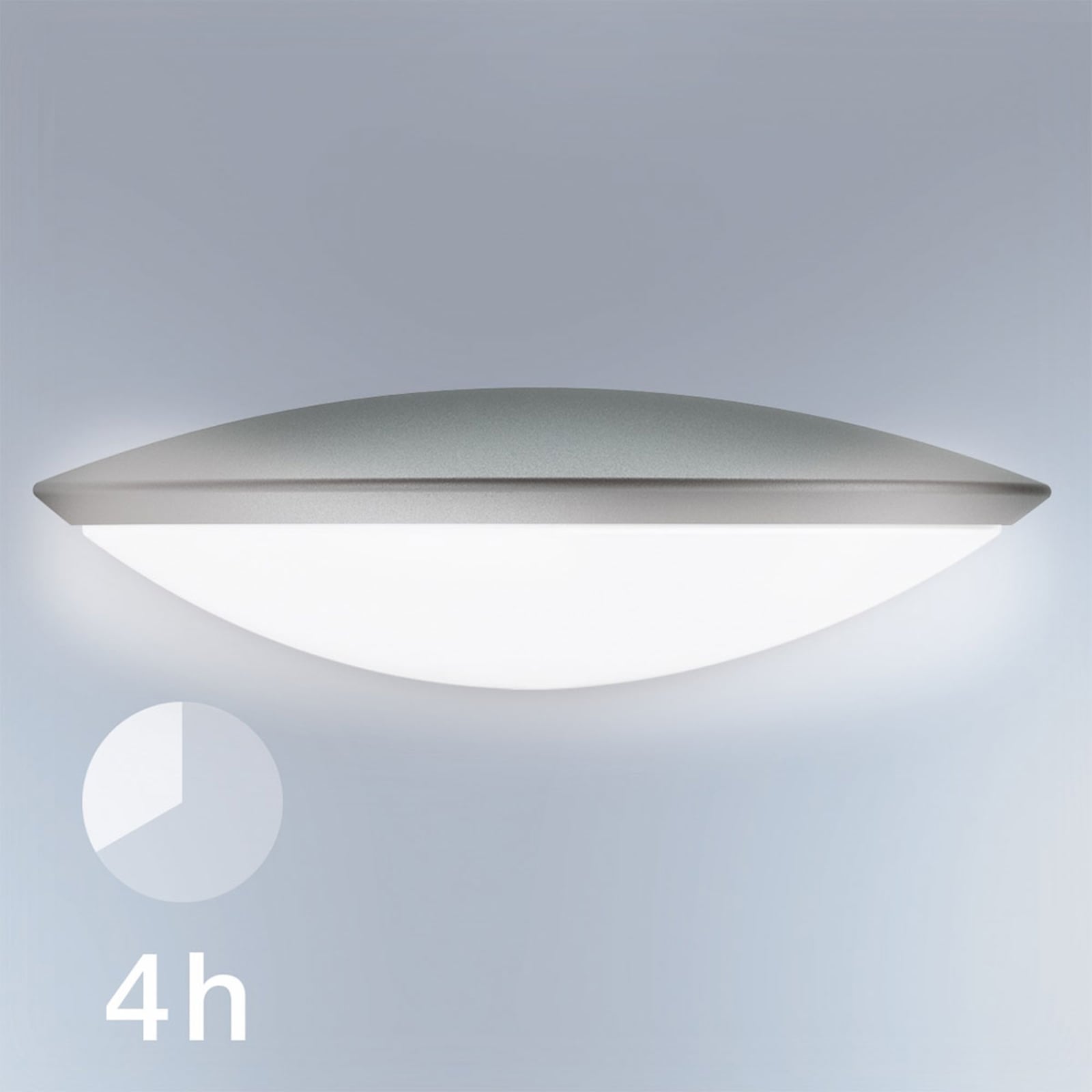 LED utevegglampe L 825 SC med iHF-sensor antrasitt montert
