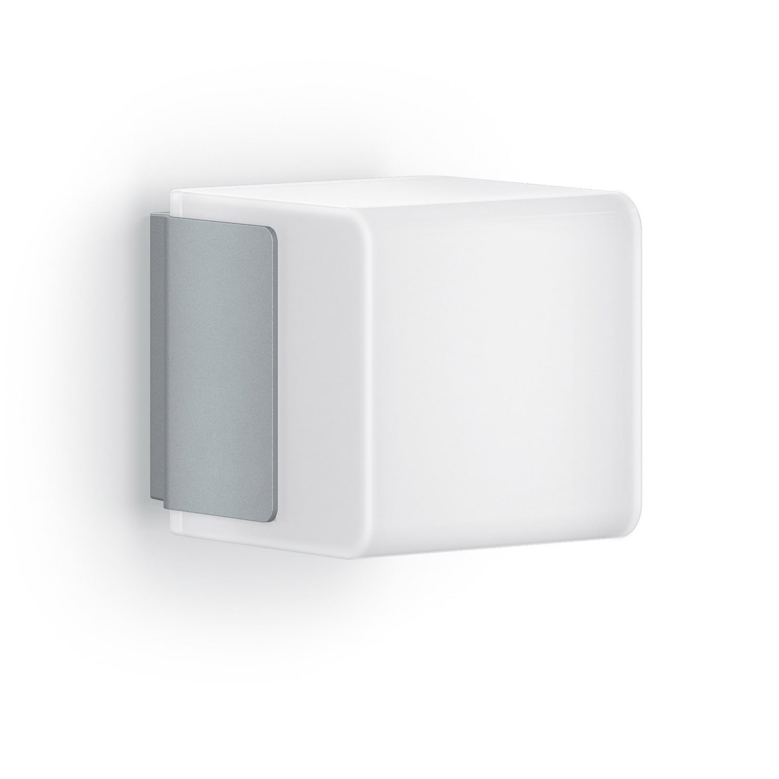 Detalj av LED utevegglampe L 835 SC med bevegelsessensor sølv IP44