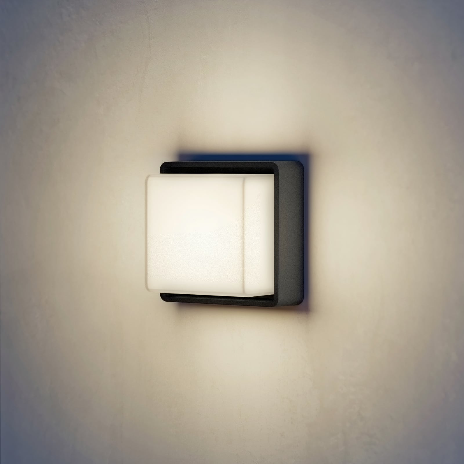 LED utevegglampe L 845 SC med bevegelsessensor dimbar IP44 STEINEL forfra