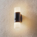 LED utevegglampe L 910 S med bevegelsessensor antrasitt IP44 forfra