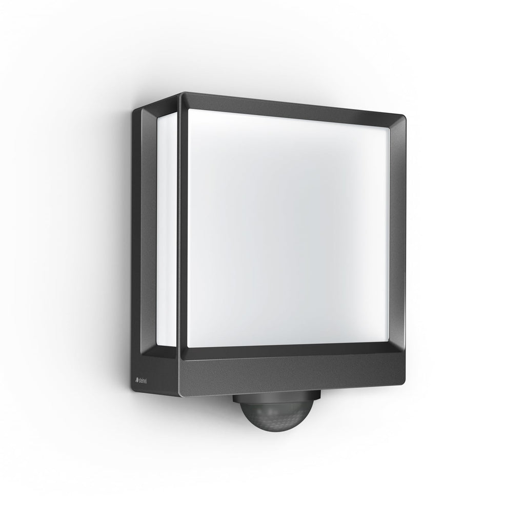LED utevegglampe L40 SC med bevegelsessensor antrasitt forside