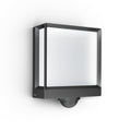 LED utevegglampe L40 SC med bevegelsessensor antrasitt forside