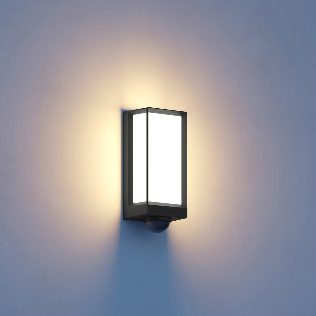 LED utevegglampe L42 SC detalj av lys og materiale