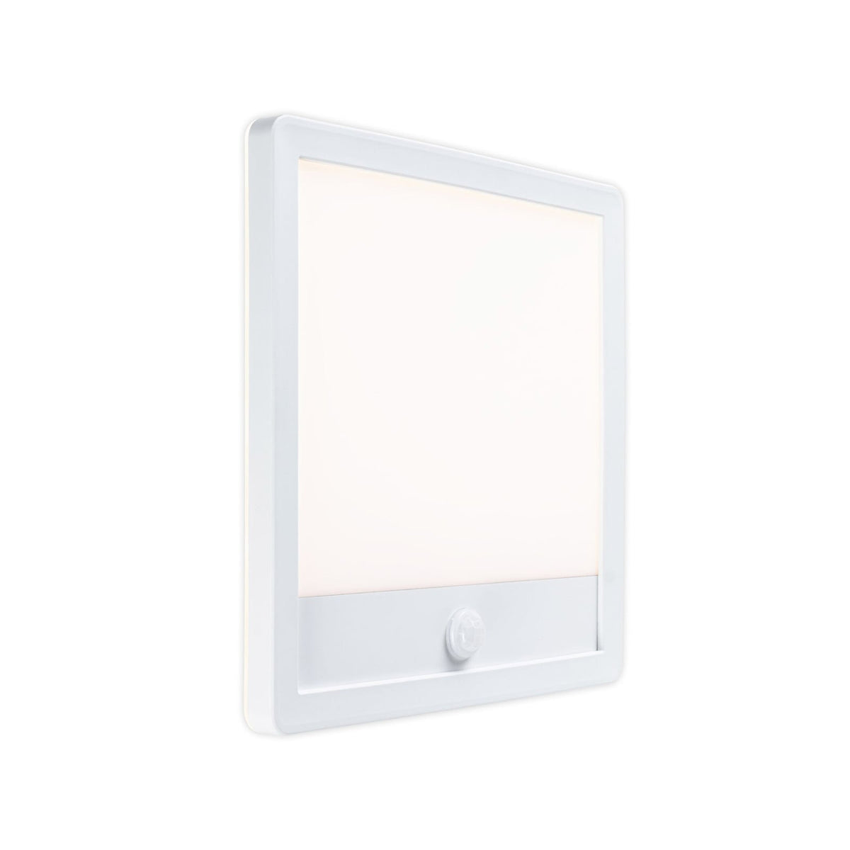 LED utevegglampe Lamina med bevegelsessensor hvit Paulmann forside