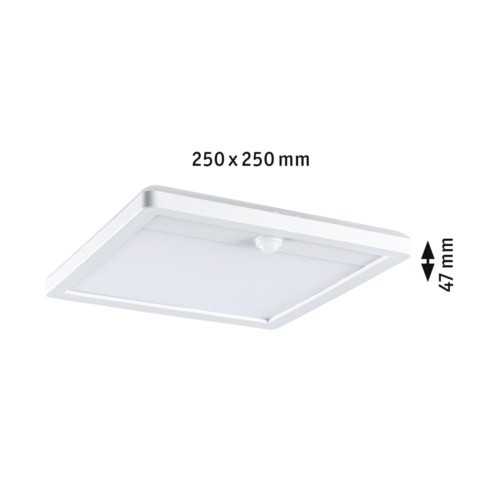 Bakside av LED utevegglampe Lamina med bevegelsessensor hvit Paulmann