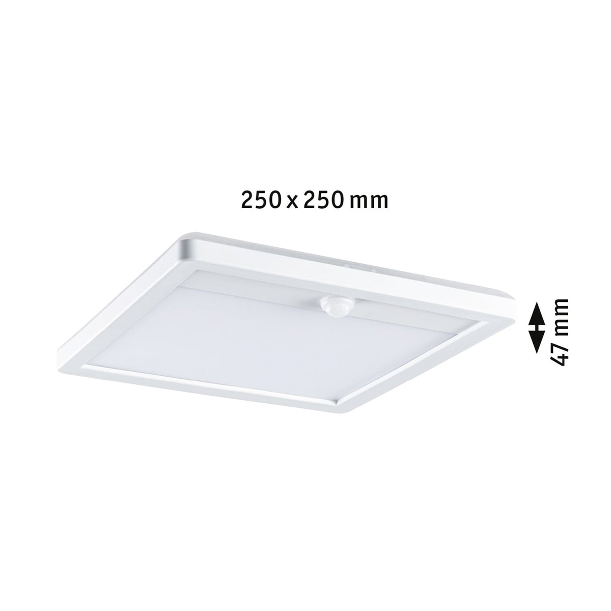 Bakside av LED utevegglampe Lamina med bevegelsessensor hvit Paulmann