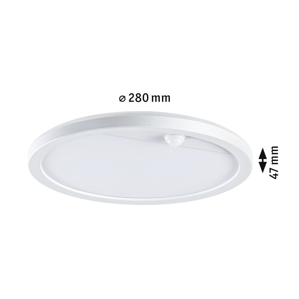 Nærbilde av bevegelsessensor på LED utevegglampe Lamina