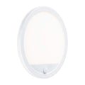 LED utevegglampe Lamina rund CCT med bevegelsessensor hvit IP44 forfra