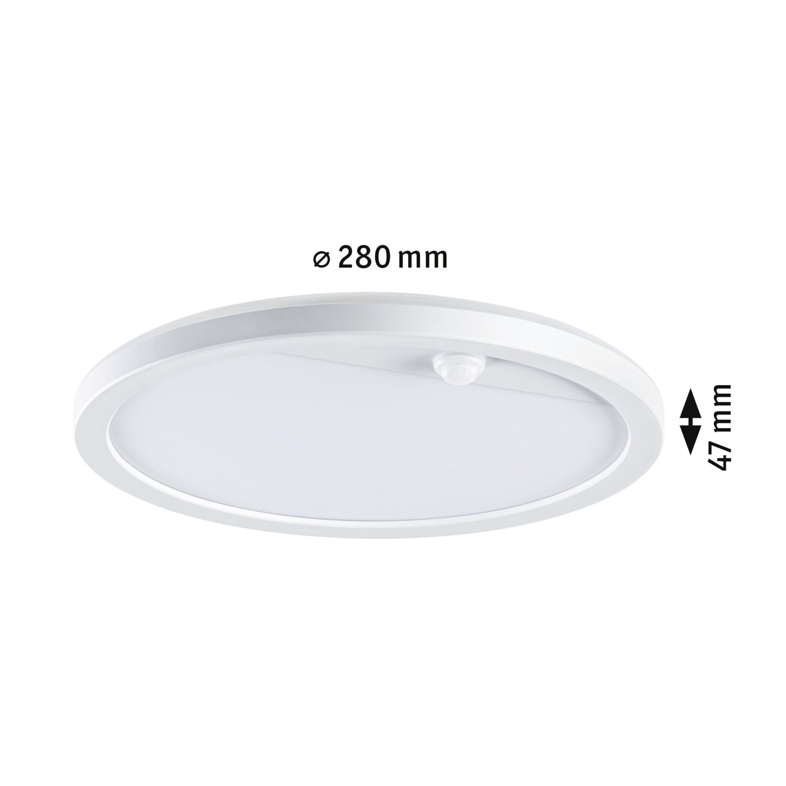 Detalj av bevegelsessensor på LED utevegglampe Lamina rund CCT hvit IP44