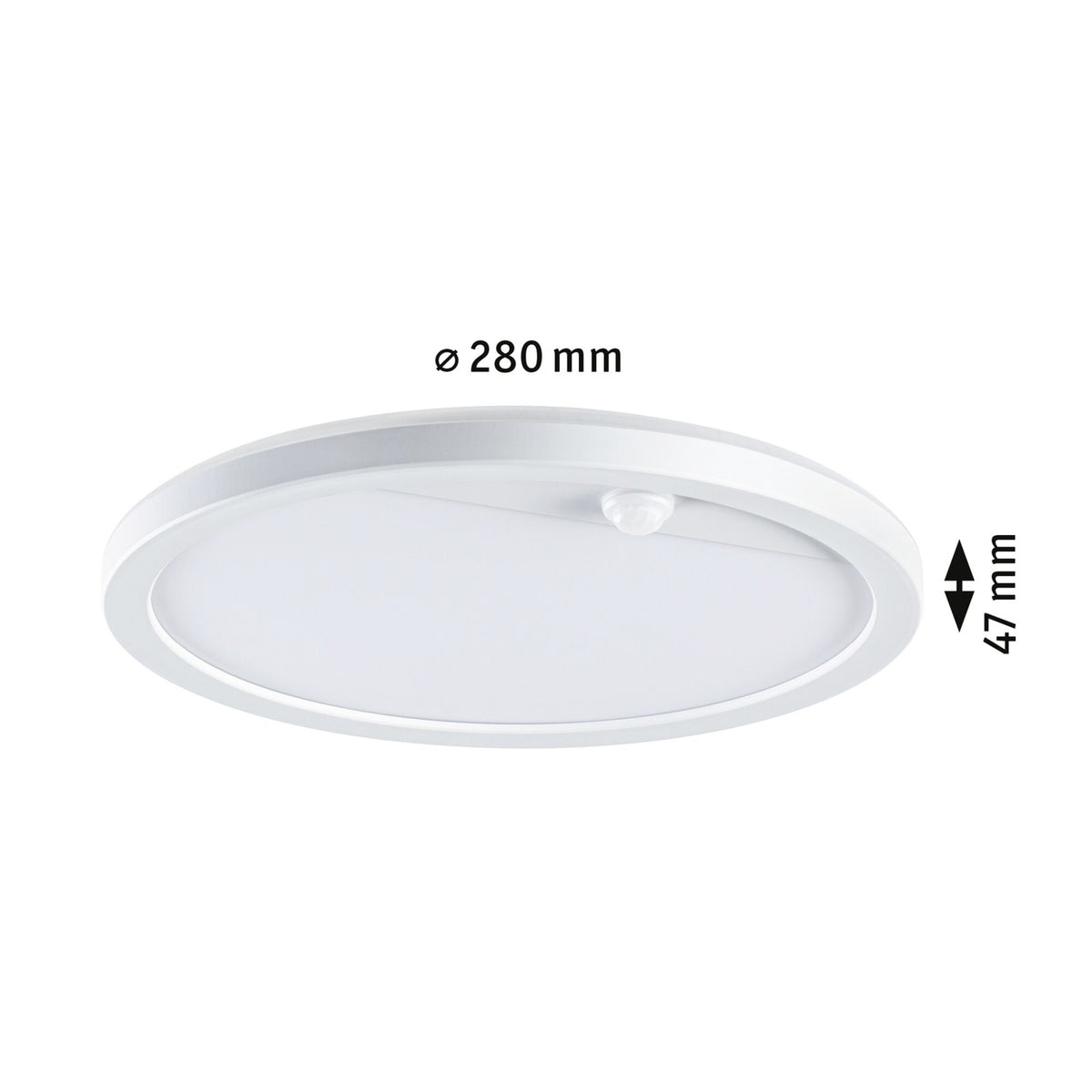 Detalj av bevegelsessensor på LED utevegglampe Lamina rund CCT hvit IP44