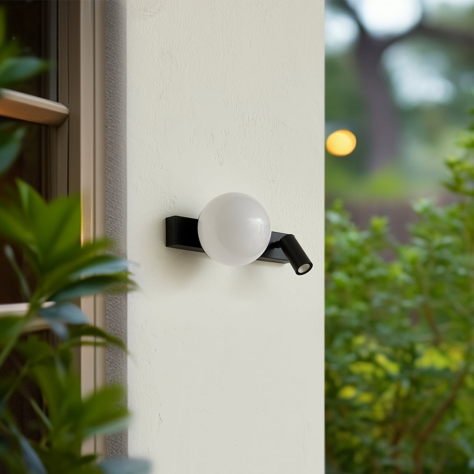 Detalj av bevegelsessensor på LED utevegglampe Larcie