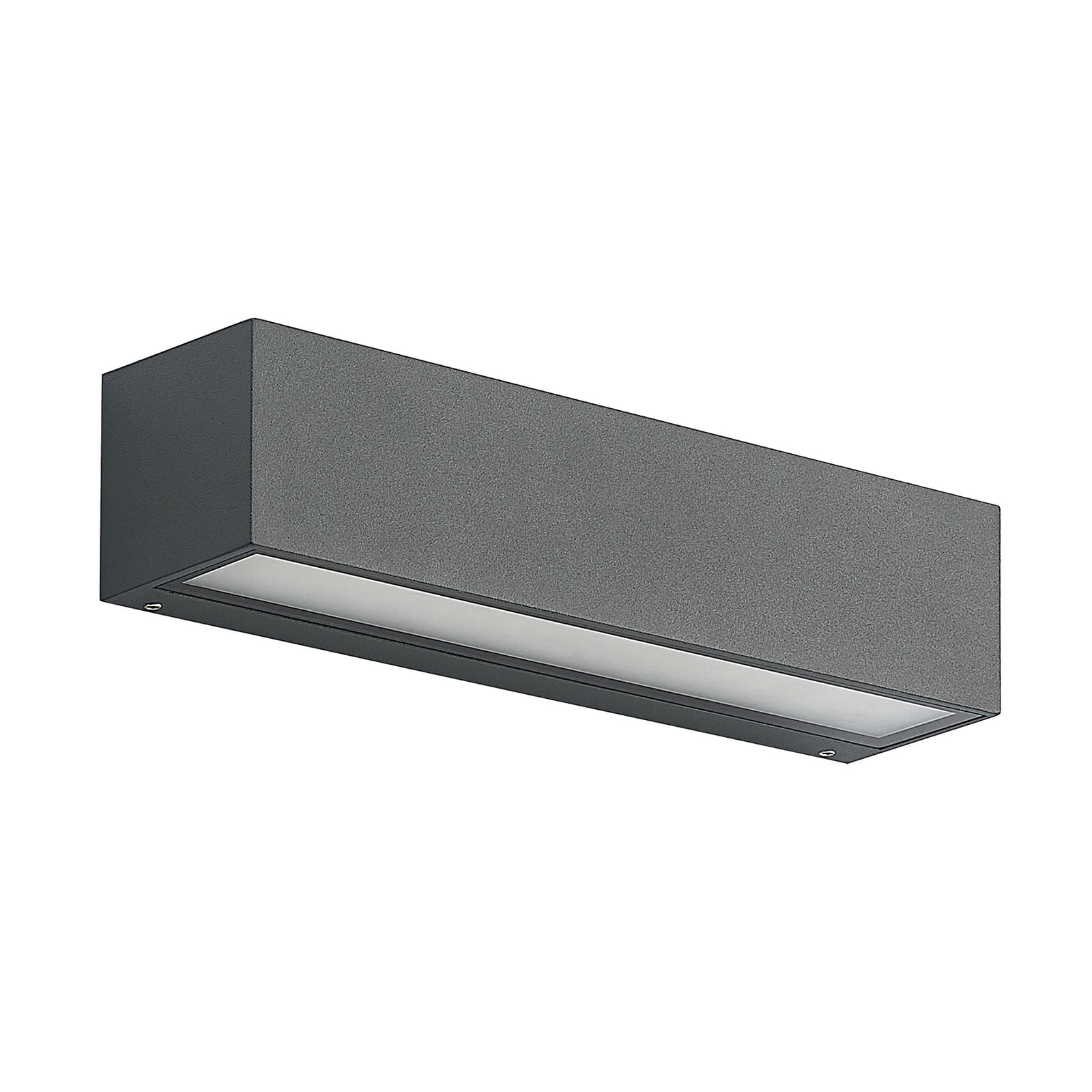 Detalj av LED utevegglampe Lengo 2-lys antrasitt 25 cm