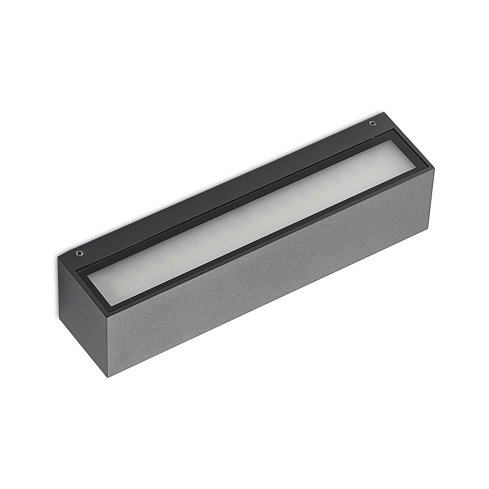 LED utevegglampe Lengo 2-lys antrasitt 25 cm lys oppover og nedover