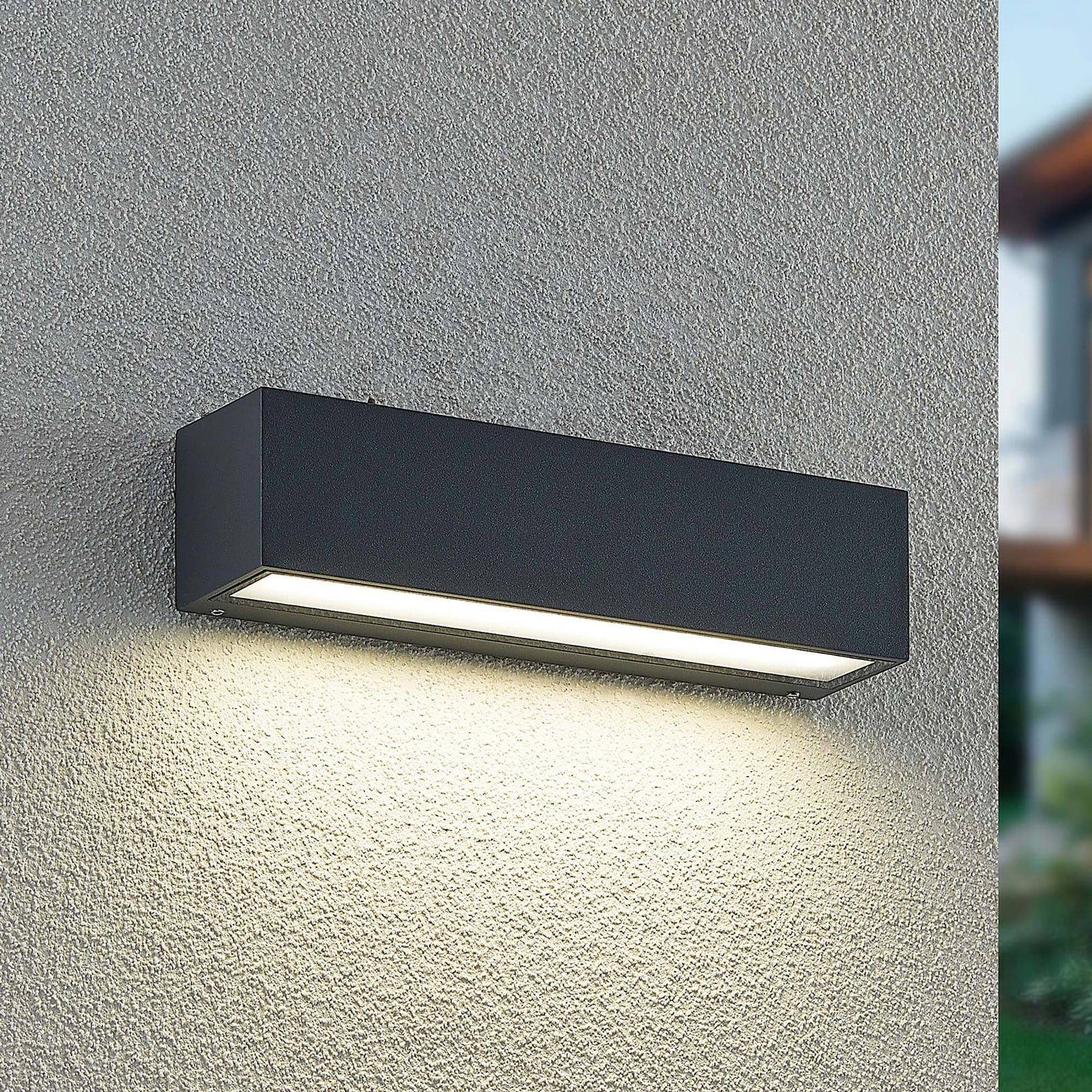 LED utevegglampe Lengo 25 cm antrasitt CCT IP65 forside