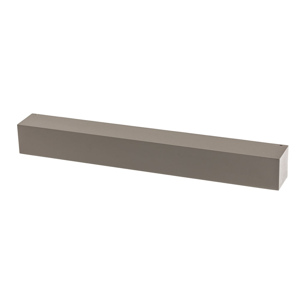 LED utevegglampe Lengo aluminium grå 50 cm montert på vegg